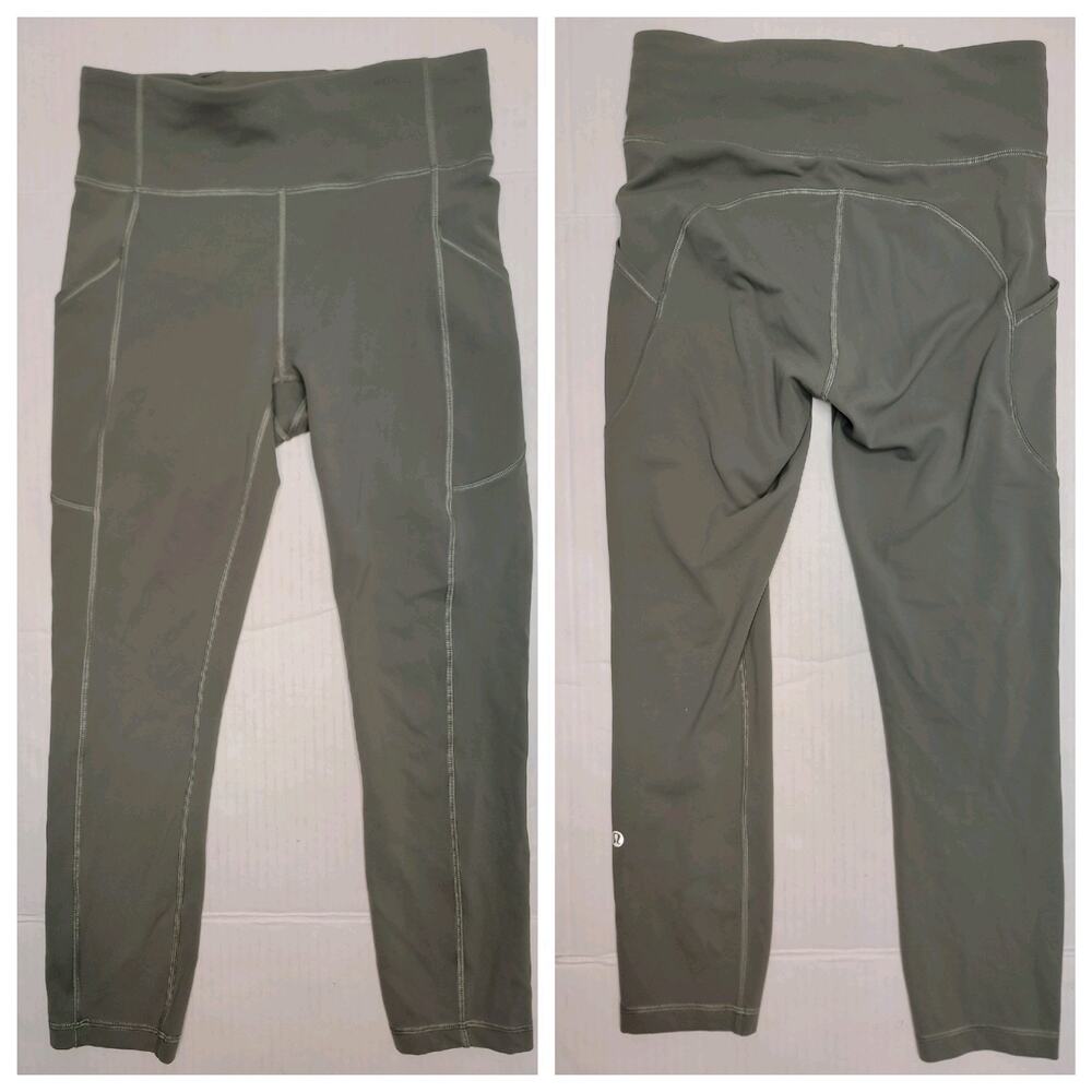 lululemon Olive Green Invigorate Leggings